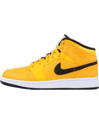 JORDAN 1 MID x UNIVERSITY GOLD BLACK