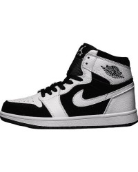 JORDAN 1 MID x WHITE BLACK