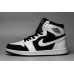 JORDAN 1 MID x WHITE BLACK