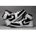 JORDAN 1 MID x WHITE BLACK