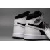 JORDAN 1 MID x WHITE BLACK