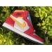 JORDAN 1 RETRO HIGH OG x LIGHT FUSION  RED