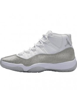 JORDAN 11 RETRO x WHITE METALLIC SILVER