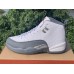 JORDAN 12 RETRO x WHITE DARK GREY