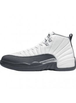 JORDAN 12 RETRO x WHITE DARK GREY