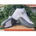 JORDAN 12 RETRO x WHITE DARK GREY