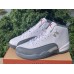 JORDAN 12 RETRO x WHITE DARK GREY