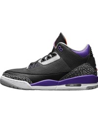 JORDAN 3 RETRO x BLACK COURT PURPLE