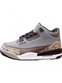 JORDAN 3 RETRO x COOL GREY/EARTH BROWN