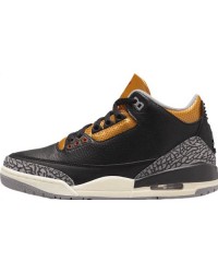 JORDAN 3 x BLACK CEMENT GOLD