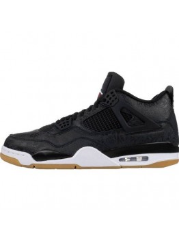 JORDAN 4 x LASER BLACK GUM