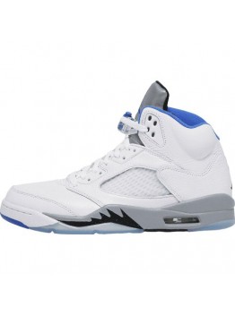 JORDAN 5 RETRO x WHITE STEALTH