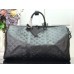 LOUIS VUITTON KEEPBALL 50 BLACK LEATHER TRAVEL BAG