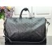 LOUIS VUITTON KEEPBALL 50 BLACK LEATHER TRAVEL BAG
