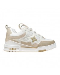 LOUIS VUITTON LV SKATE SNEAKER BEIGE WHITE