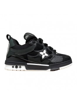 LOUIS VUITTON LV SKATE SNEAKER BLACK WHITE