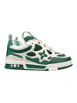 LOUIS VUITTON LV SKATE SNEAKER GREEN WHITE