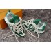 LOUIS VUITTON LV SKATE SNEAKER GREEN WHITE
