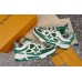 LOUIS VUITTON LV SKATE SNEAKER GREEN WHITE
