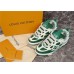 LOUIS VUITTON LV SKATE SNEAKER GREEN WHITE