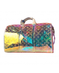 LOUIS VUITTON MONOGRAM 50 PRISM HOLOGRAPHIC TRAVEL BAG