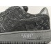 NIKE AIR FORCE 1 x LOUIS VUITTON BLACK/BLACK