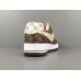 NIKE AIR FORCE 1 x LOUIS VUITTON BROWN