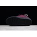Lanvin Burgundy Suede Sneakers