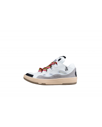 Lanvin White and Grey Sneakers