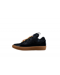 Lanvin Black and Gum Sole Sneaker