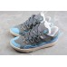 Lanvin Grey and Blue Sneakers