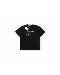 Loewe T-shirt with Colorful Logo (Black)