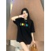 Loewe Black T-Shirt with Multicolored Logo