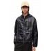 Loewe Hooded Puffer Jacket - Shiny Black