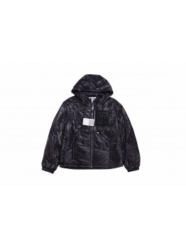 Loewe Hooded Puffer Jacket - Shiny Black