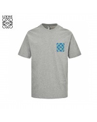 Loewe Pattern Pocket T-Shirt in Grey