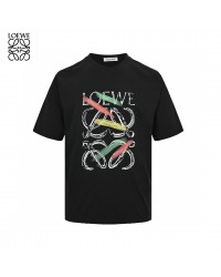 Loewe Graphic Logo T-Shirt (Black)