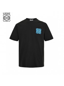 Loewe Floral Pocket T-Shirt (Black)