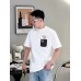 Loewe T-Shirt - White with Black Pocket