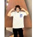 Loewe White T-Shirt with Blue Pocket Logo