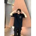 Loewe Black T-Shirt with White Pocket Logo