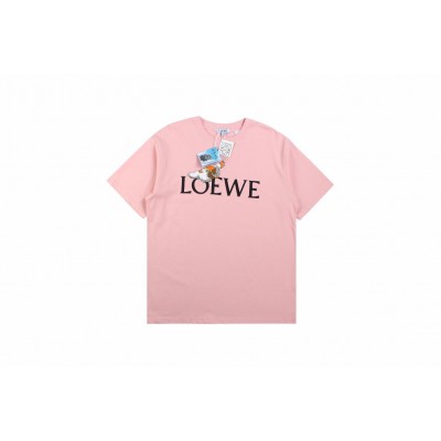 Loewe T-Shirt with Logo and Graphic Design