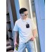 Loewe T-Shirt - White with Black Pocket