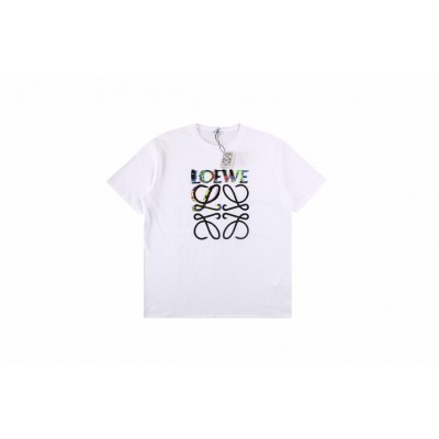 Loewe T-shirt with Colorful Logo