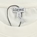 Loewe White T-Shirt with Red and Black Logo