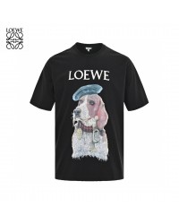 Loewe T-Shirt - Black with Dog Print
