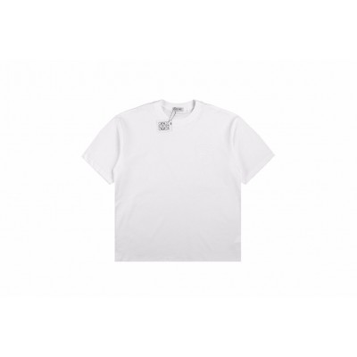 Loewe Embroidered Logo T-Shirt (White)