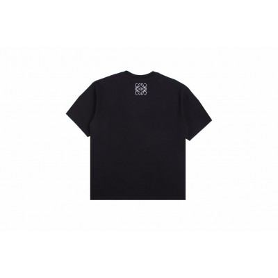 Loewe Embroidered Logo T-Shirt (Black)