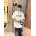 Loewe White T-Shirt with Multicolored Logo