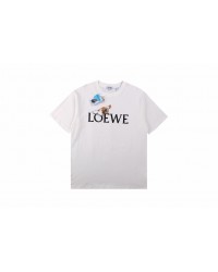 Loewe T-Shirt with Logo and Graphic Design